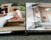Lay-flat pages (hinged)
