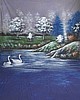 Swan Lake 10x20 Muslin